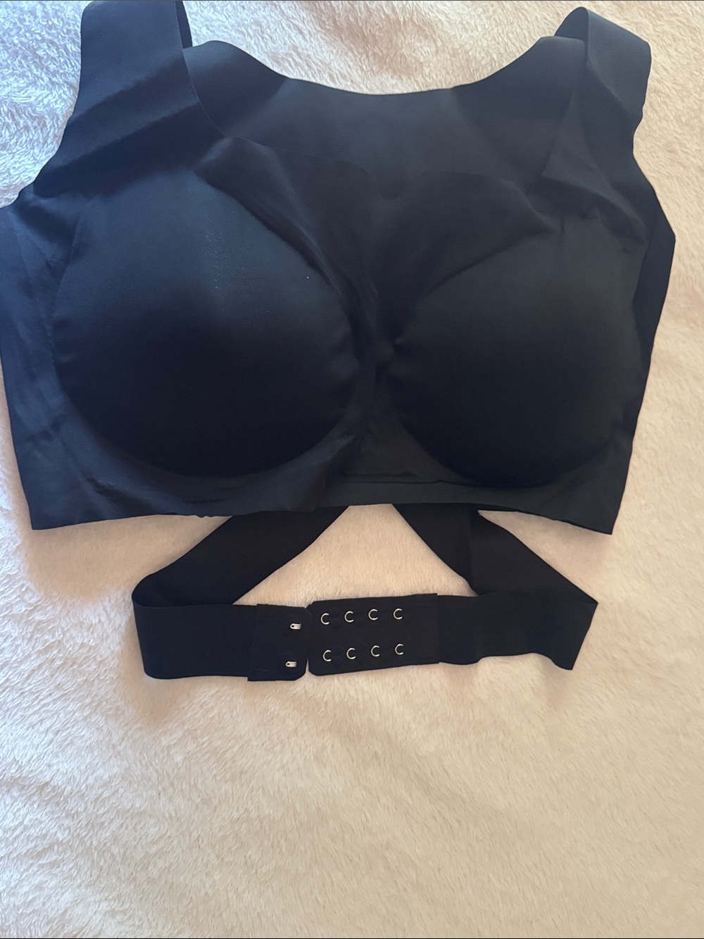 Everyday Black Sports Bra - Comfortable Support